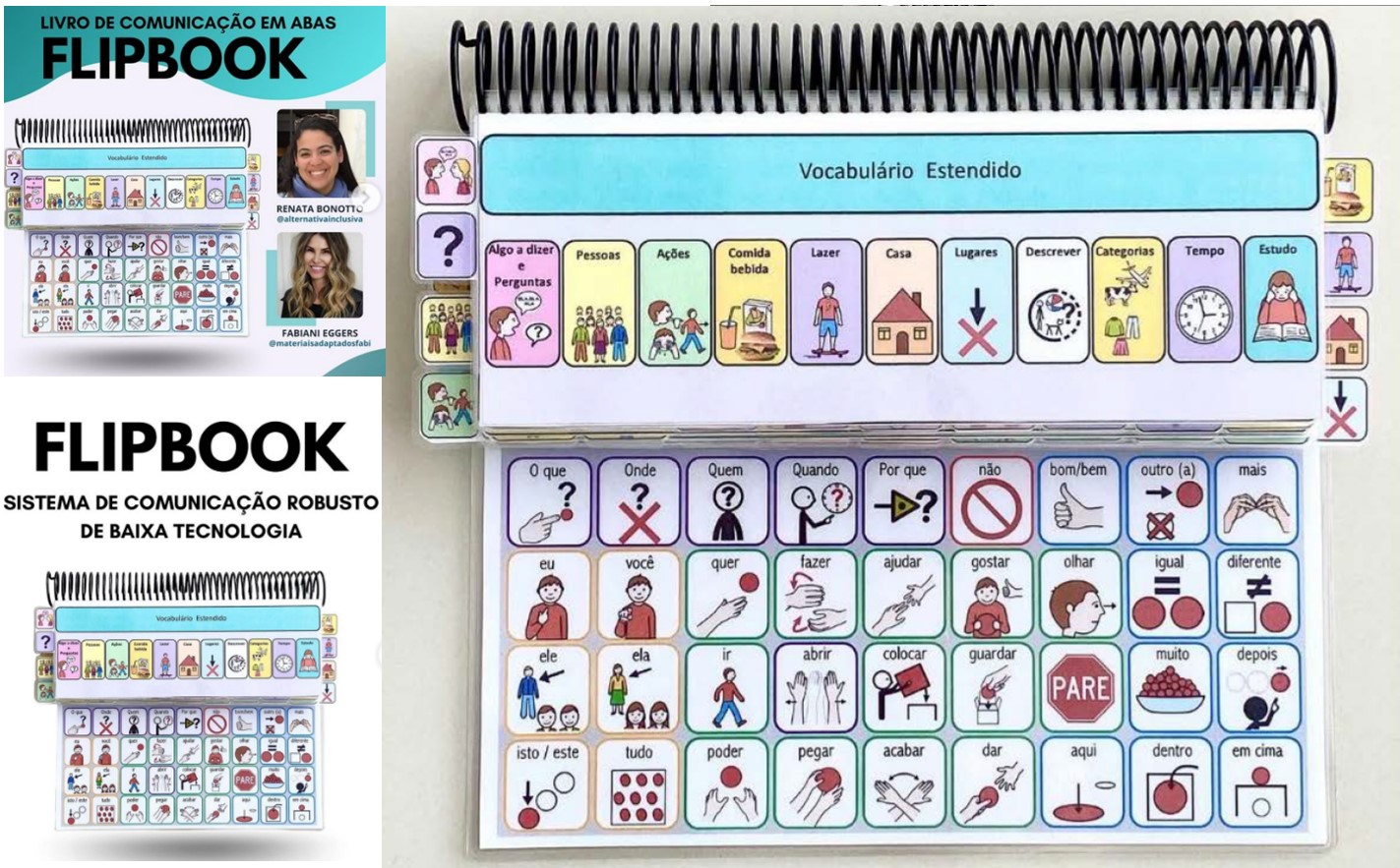 FLIPBOOK - LIVRE DE COMMUNICATION SOUS FORME D'ONGLETS - LOW TECH